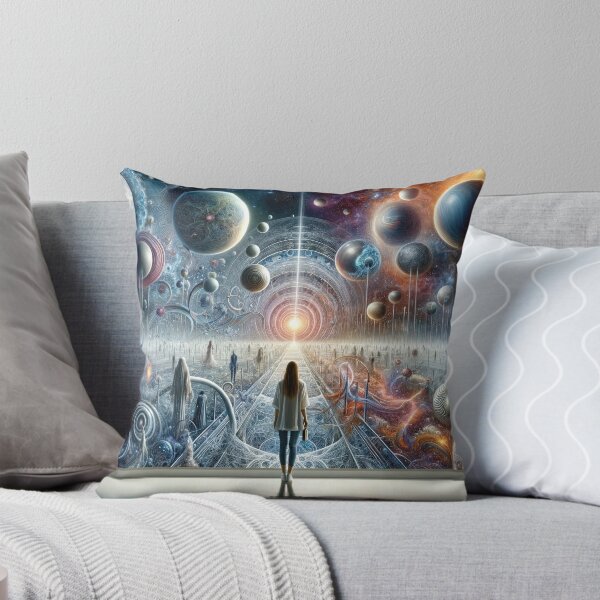 Item preview, Woman at the Precipice of the Multiverse  designed and sold by Newpixelland.
