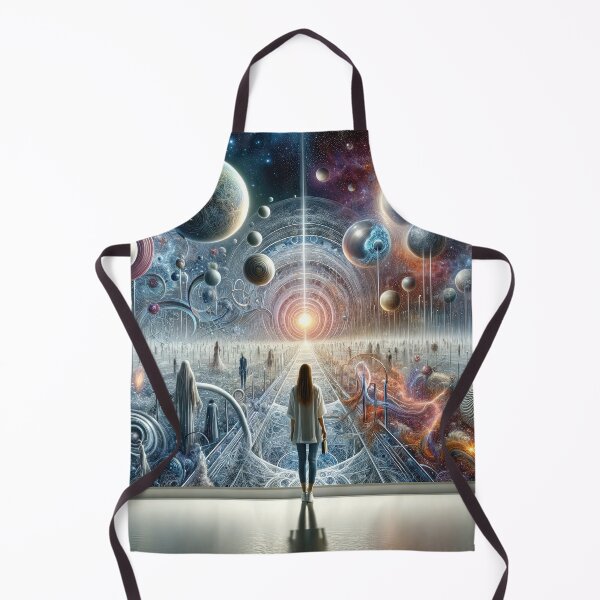 Item preview, Woman at the Precipice of the Multiverse  designed and sold by Newpixelland.