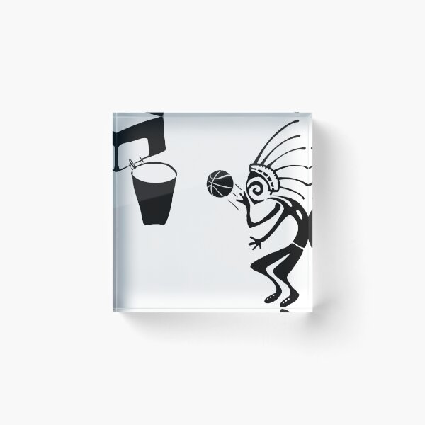 Item preview, Kokopelli basketball black designed and sold by nogamax.