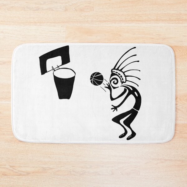 Item preview, Kokopelli basketball black designed and sold by nogamax.