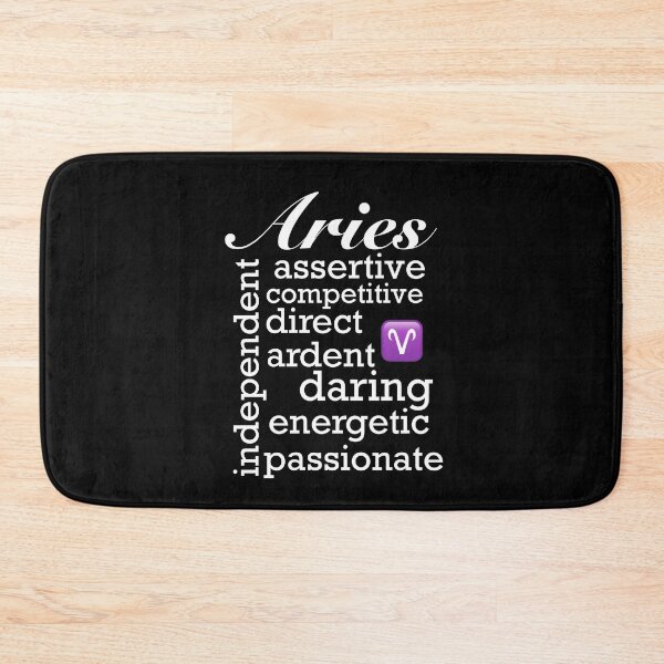 Item preview, Aries zodiac sign character traits Black designed and sold by Peace502.