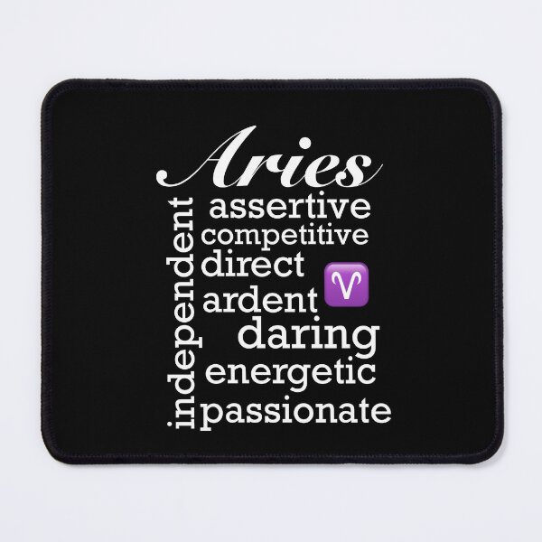 Item preview, Aries zodiac sign character traits Black designed and sold by Peace502.