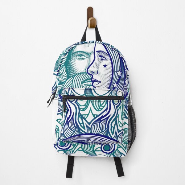 Item preview, Meeting of the Sun and the Moon (Green) designed and sold by Designando.