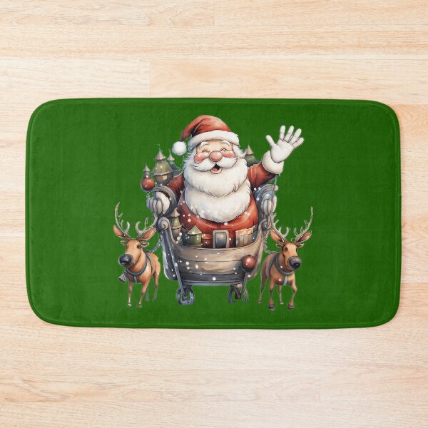 Item preview, Santa Sleigh Reindeer designed and sold by Scrumptious Designs.