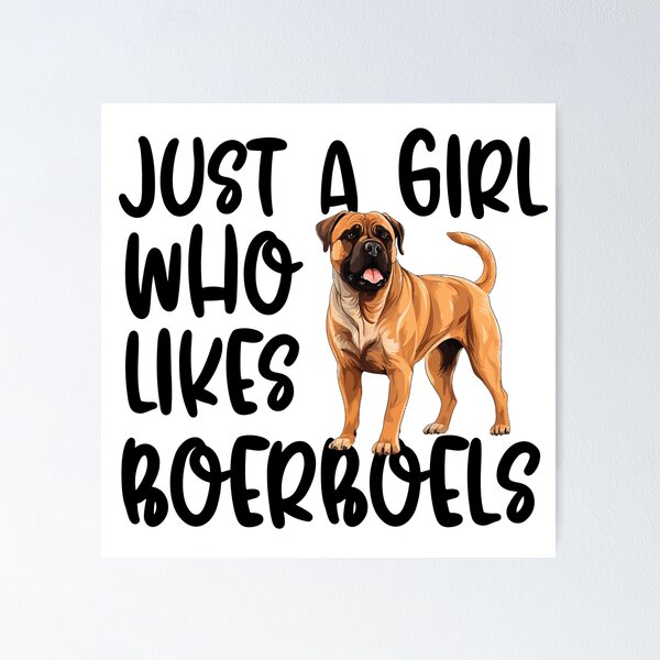 Item preview,  Just A Girl Who Likes Boerboels designed and sold by TheAnimalZ00.