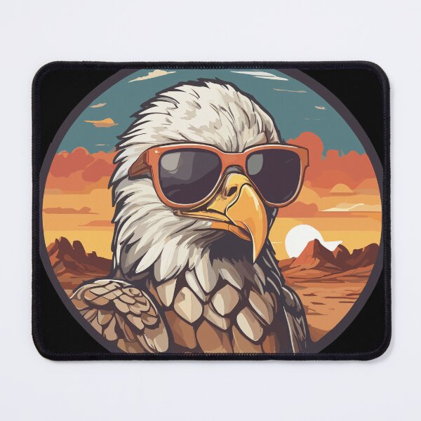 Item preview, Eagle with glasses designed and sold by AblomoDesigns.