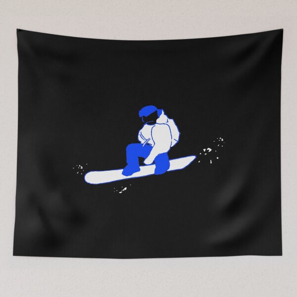 Item preview, Snowboarder de estilo libre snowboard grab amante del snowboard designed and sold by Artstastic.
