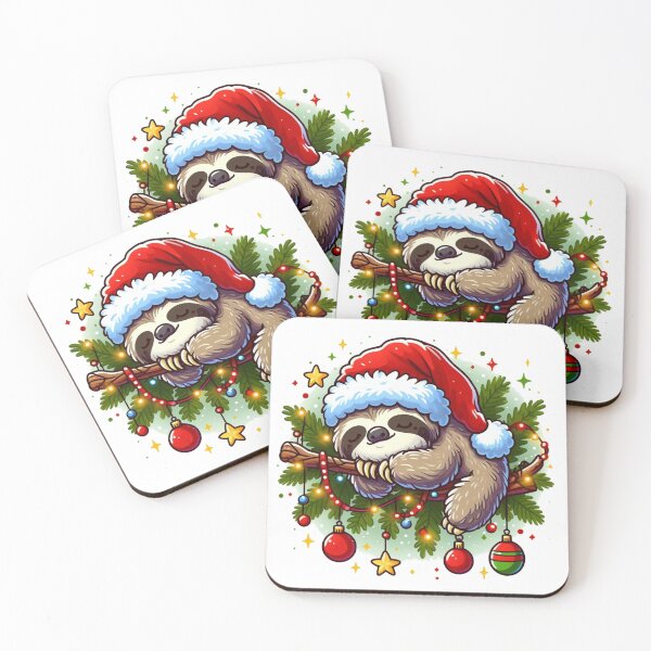 Item preview, chrismats sloth designed and sold by MiroArtAbstra.