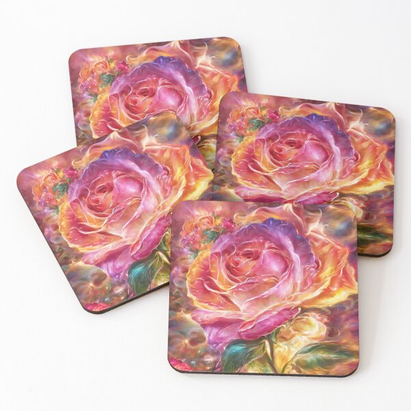 Item preview, Illuminate Your Space with Radiant Rainbow Roses: A Symphony of Colors and Sunlit Brilliance designed and sold by UnitedColours.