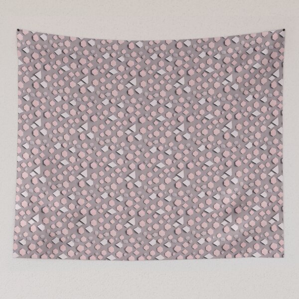 Item preview, Minimal Elegant Polygon Pink - Seamless Pattern designed and sold by Chubuter.
