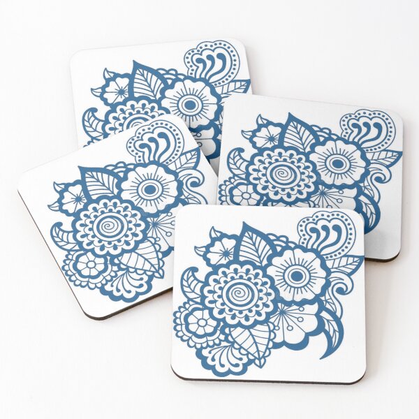 Item preview, Floral Mehendi Tattoo designed and sold by Shopyflix.