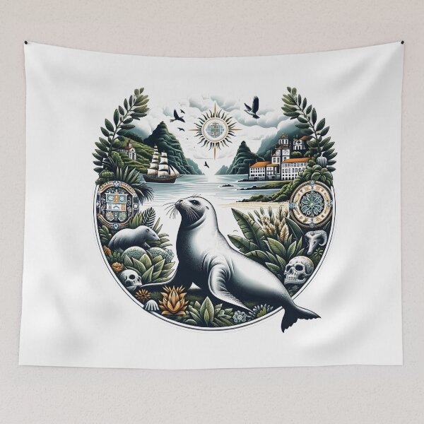 Artikelvorschau, Insel Madeira - Seewolf entworfen und verkauft von MadeiraIsland Mystic.