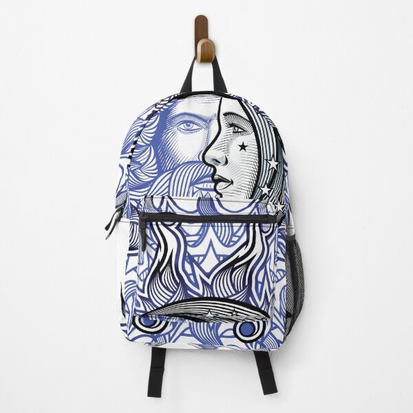 Item preview, Meeting of the Sun and the Moon (Blue) designed and sold by Designando.
