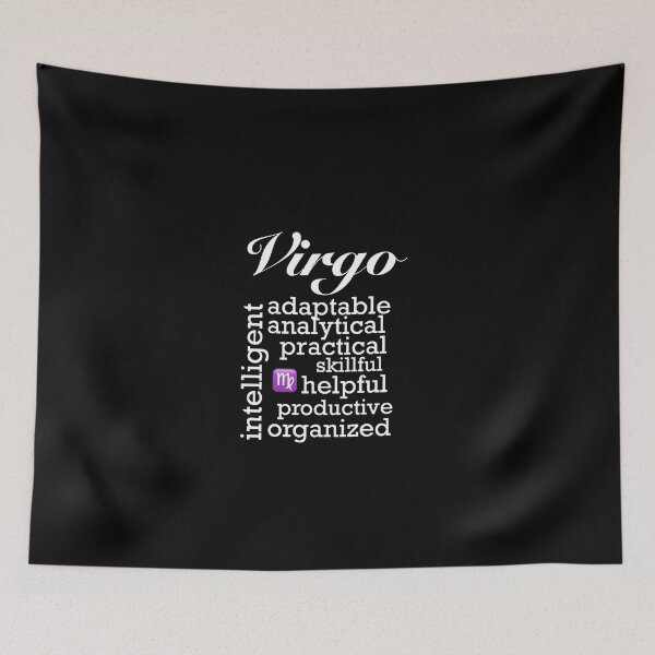 Item preview, Virgo zodiac sign character traits Black designed and sold by Peace502.