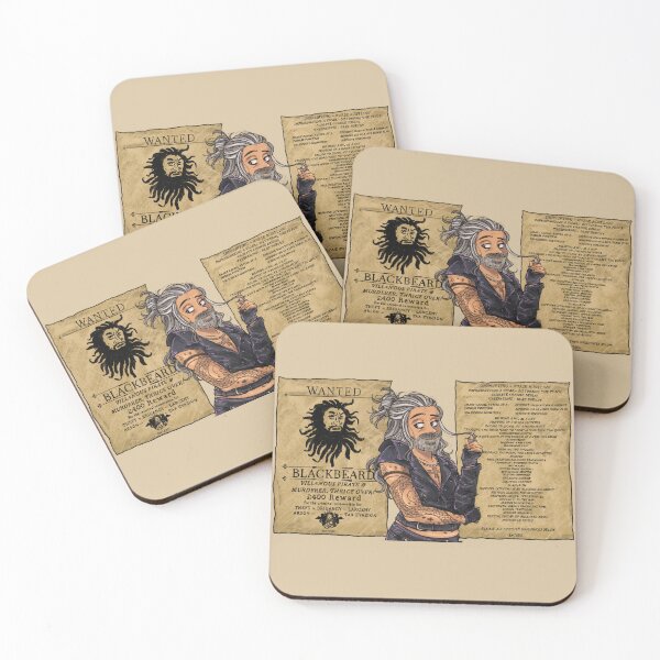 Item preview, WANTED: BLACKBEARD designed and sold by Brittany Wiebe.