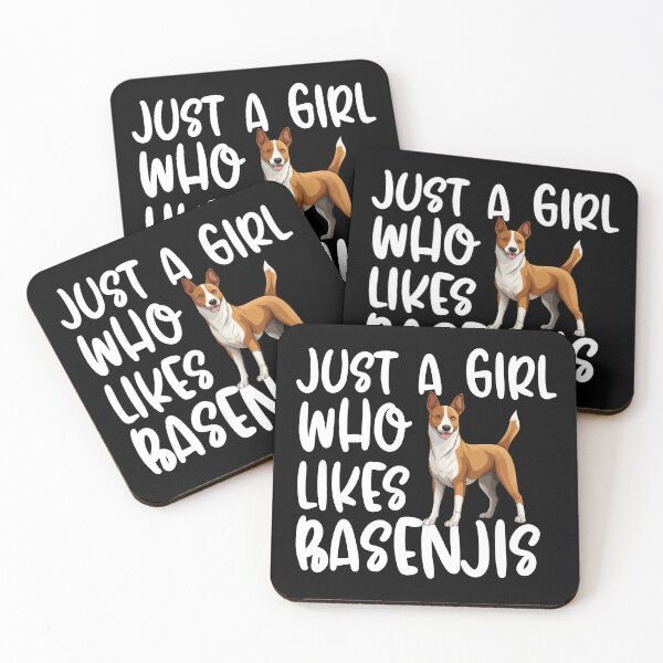 Item preview, Just A Girl Who Likes Basenjis designed and sold by TheAnimalZ00.