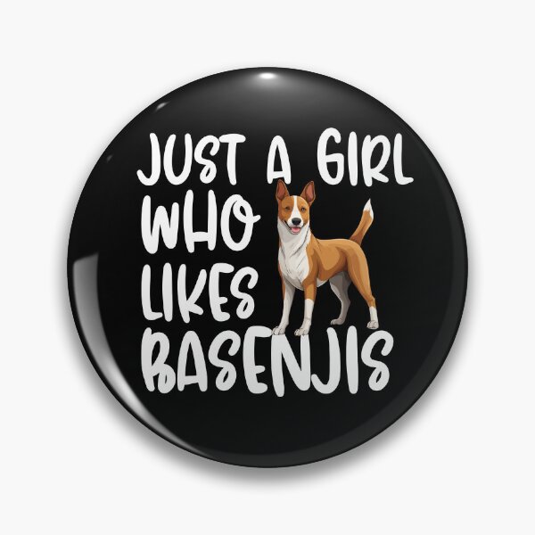 Item preview, Just A Girl Who Likes Basenjis designed and sold by TheAnimalZ00.