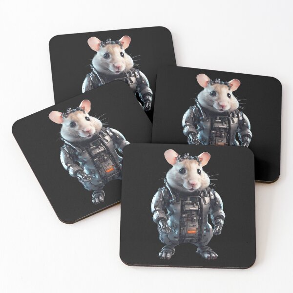 Item preview, Mouse, Hamster, in Cyberpunk costume, Cybernetic Mouse designed and sold by Aquillashop.