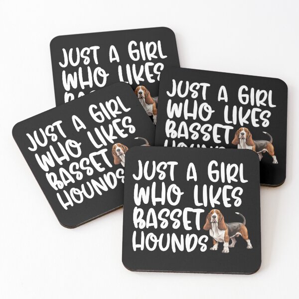 Item preview, Just A Girl Who Likes Basset Hounds designed and sold by TheAnimalZ00.