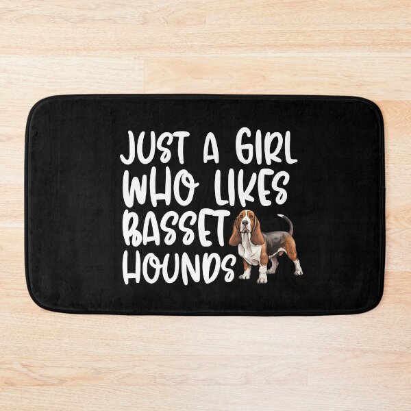 Item preview, Just A Girl Who Likes Basset Hounds designed and sold by TheAnimalZ00.