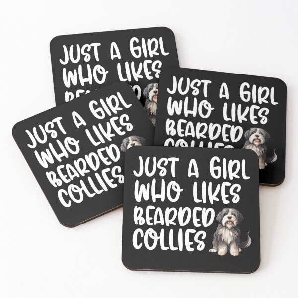 Item preview, Just A Girl Who Likes Bearded Collies designed and sold by TheAnimalZ00.