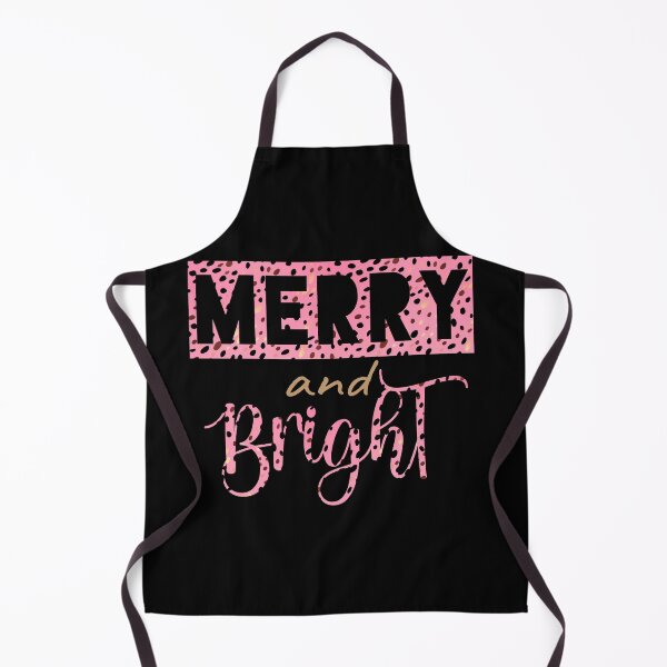 Item preview, Merry and Bright Cute Pink Leopard print, Merry Christmas designed and sold by GirlGlowGraphic.