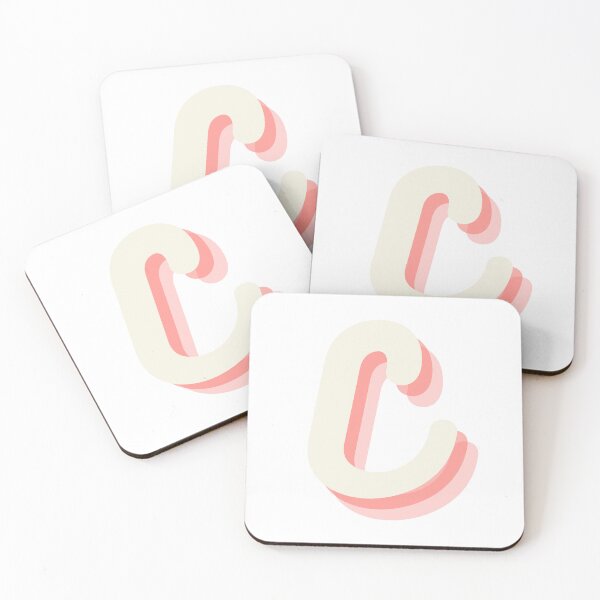 Item preview, Pink and Cream Letter C Initial designed and sold by g1ckies.