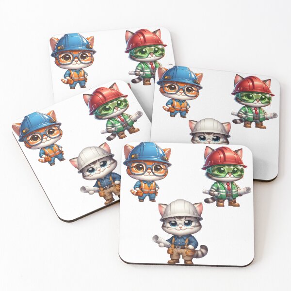 Item preview, Engineer Kittens designed and sold by Palta Morada.