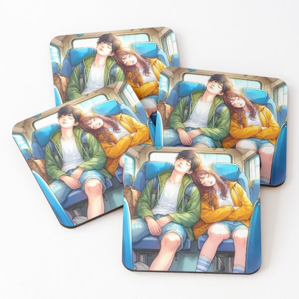 Item preview, A couple fell asleep on the bus. designed and sold by growing-mom.
