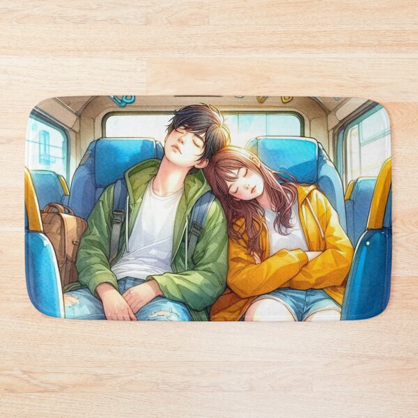 Item preview, A couple fell asleep on the bus. designed and sold by growing-mom.