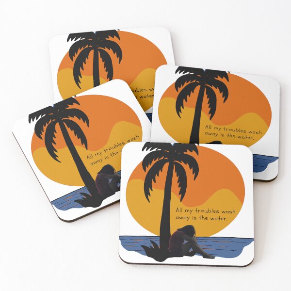 Item preview, Being near the ocean can help feel calmer and more relaxed for some people.   designed and sold by attakorn.