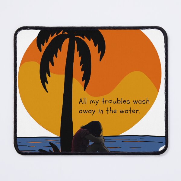 Item preview, Being near the ocean can help feel calmer and more relaxed for some people.   designed and sold by attakorn.
