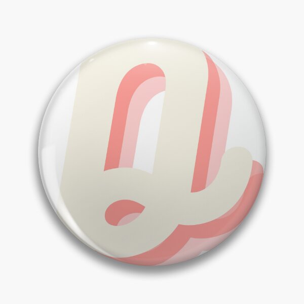 Item preview, Pink and Cream Letter D Initial D designed and sold by g1ckies.