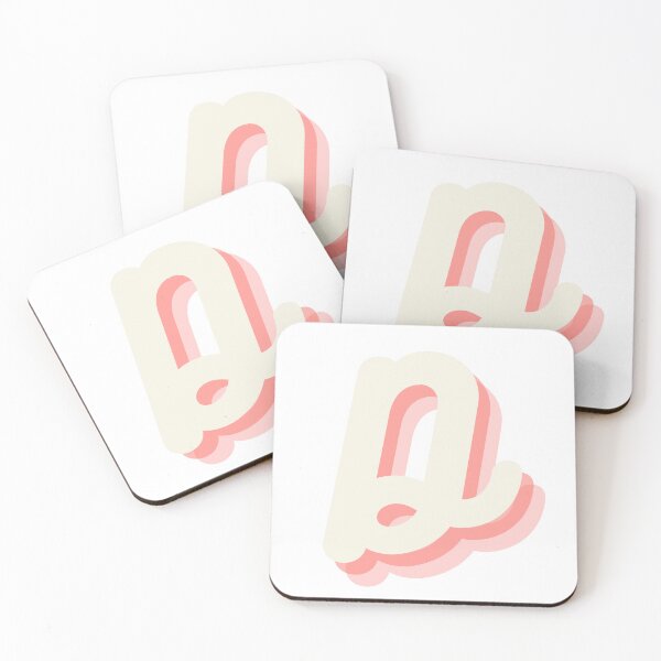 Item preview, Pink and Cream Letter D Initial D designed and sold by g1ckies.