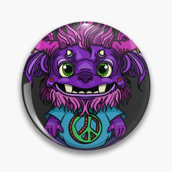 Item preview, Purple Peace Monster designed and sold by Ash Dowdy.