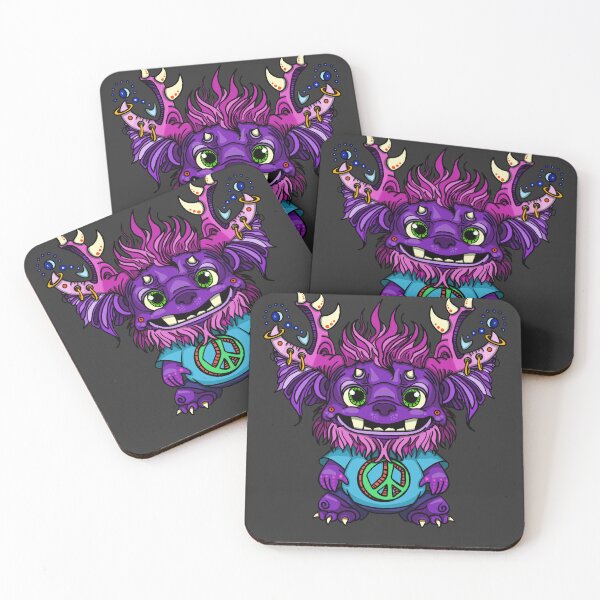 Item preview, Purple Peace Monster designed and sold by Ash Dowdy.
