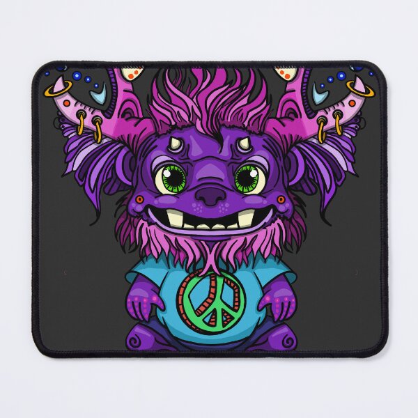 Item preview, Purple Peace Monster designed and sold by Ash Dowdy.