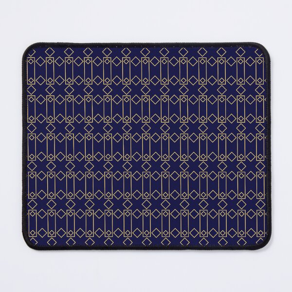 Item preview, Infinite Symmetry - Seamless Blue and Gold Geometric Patterns designed and sold by Looming Lines.