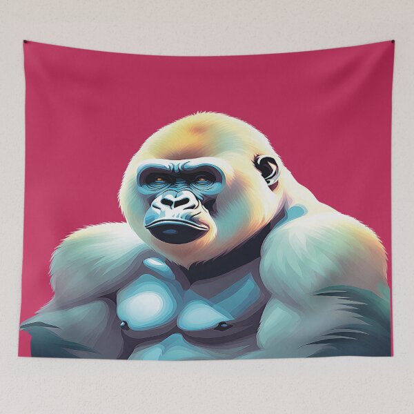 Item preview, The Great White Gorilla designed and sold by RockyRambobo.