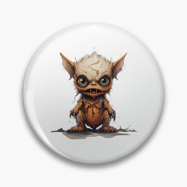 Artikelvorschau, Beast Of Bray Road Cryptid-Aufkleber im Chibi-Stil entworfen und verkauft von JustOkayDesigns.