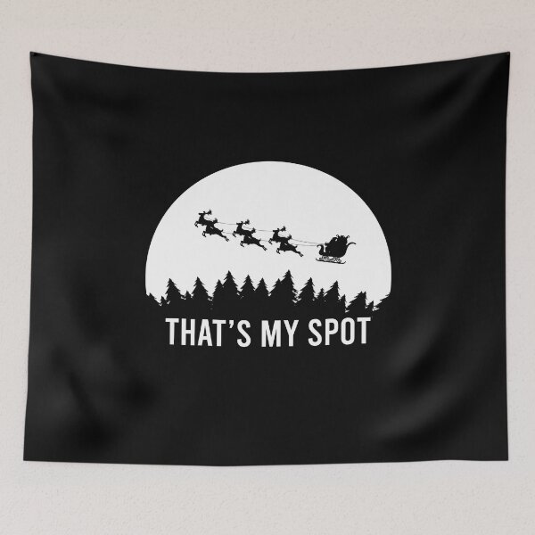 Item preview, Funny That's My Spot Xmas Session, Santa on Sleigh Reindeer Humor Gift designed and sold by PrintOfi.