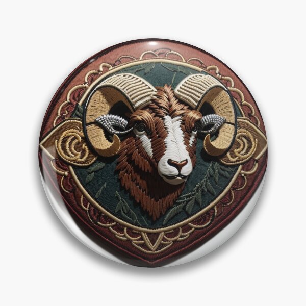 Aperçu de l'œuvre Patch numérique tête de bélier créée et vendue par trapspring37.