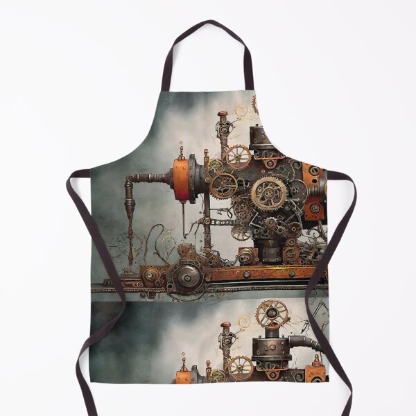 Item preview, steampunk style metal machine abstract digital art designed and sold by Jubjangm3.
