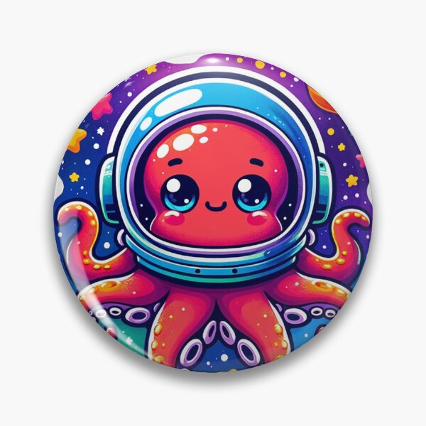 Item preview, Space Octopus Floating Through the Cosmos designed and sold by UistFish.