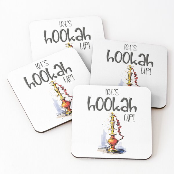 Item preview, Let's Hookah Up - Flirtatious Word Play Shisha Delight Generative AI designed and sold by FUNqoosh.