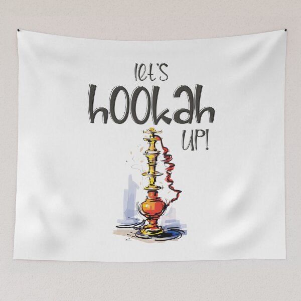 Item preview, Let's Hookah Up - Flirtatious Word Play Shisha Delight Generative AI designed and sold by FUNqoosh.