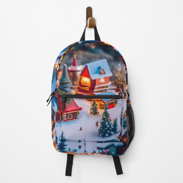 Item preview, Christmas Village in the Winter - Miniature Houses - Christmas Tree, Christmas Light, Christmas Decoration - Christmas Wonderland - Joyeux Noel designed and sold by MyArt23.
