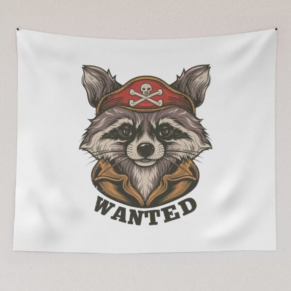 Item preview, Pirate raccoon  designed and sold by Hemlawit.