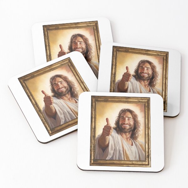 Item preview, Thumbs Up Smiling Jesus designed and sold by Kevin Wellard.