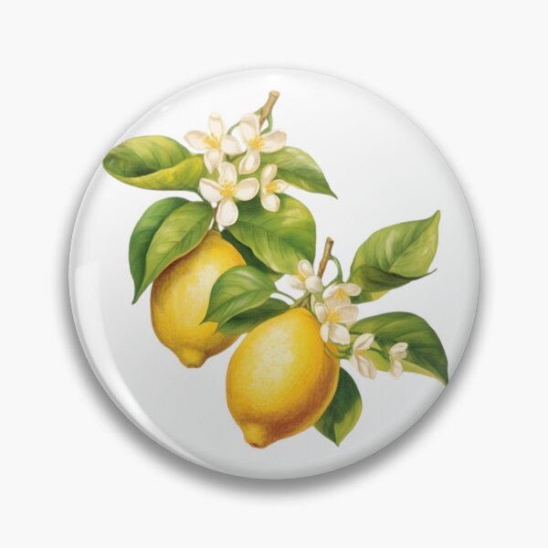 Item preview, watercolor lemon blossom art designed and sold by New-School-Wave.